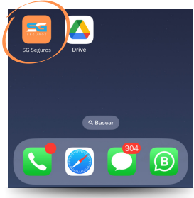Ícones do app Minha Corretora